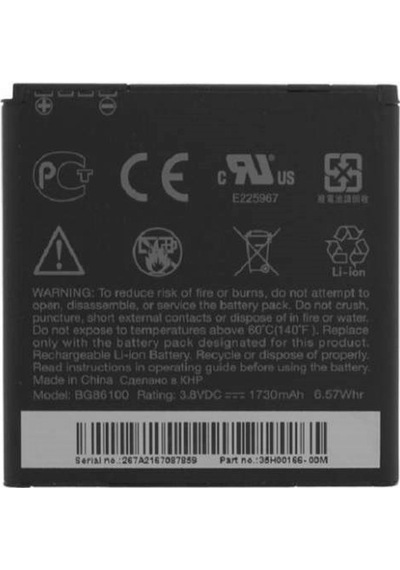 Htc Evo 3D Bg86100 Batarya Pil 1730 Mah