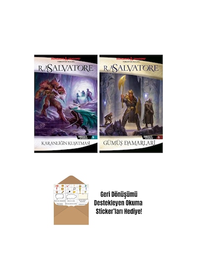 Karanlığın Kuşatması Drizzt Efsanesi 9. Kitap + Gümüş Damarları Drizzt Efsanesi 5. Kitap