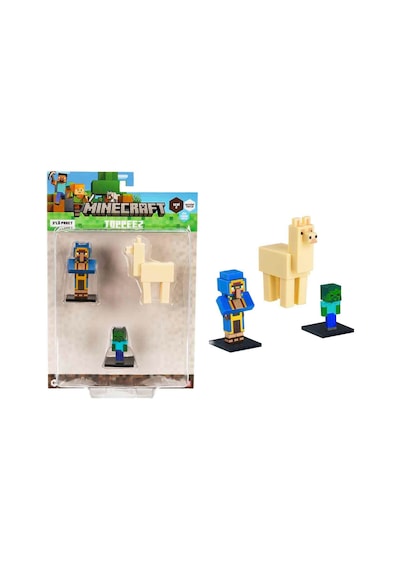 Minecraft 3d Toppeez 3 Pack Blister Set 6