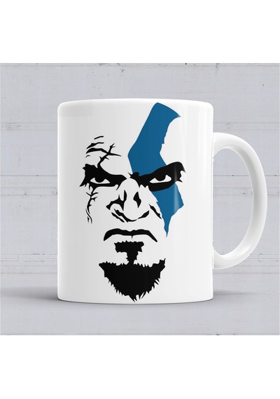 God Of War Kratos Kupa Bardak Porselen No35713 Karışık