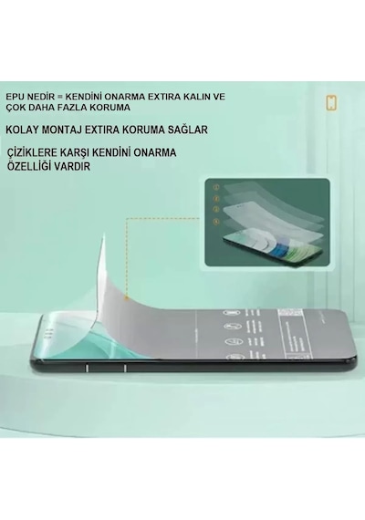 Vivo X Fold 5 Uyumlu Nano Ekran Koruyucu Ultra İnce Epu - 0.18 Mm Hd Starex