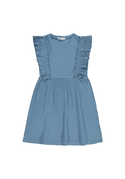 Civil Girls Kız Çocuk Elbise 6-9 Yaş Element Mavisi 26330g83324s1-2s Mavi