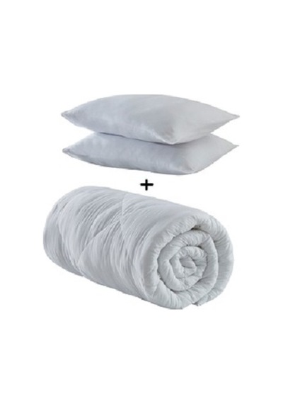 Komfort Home Çift Kişilik Microfiber Yazlık İnce Yorgan +2 Yastık Çok Renkli