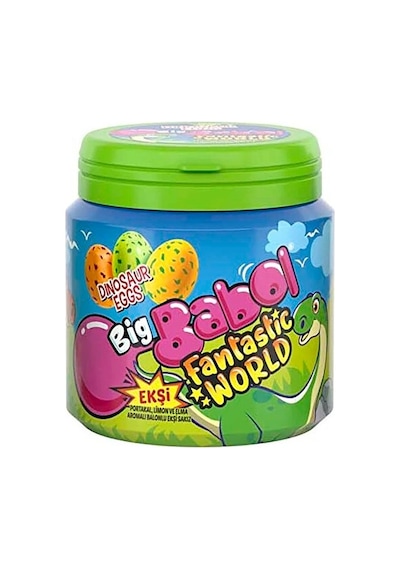 Big Babol Fantastic World Portakal + Limon + Elma Aromalı Ekşi Sakız 90 G