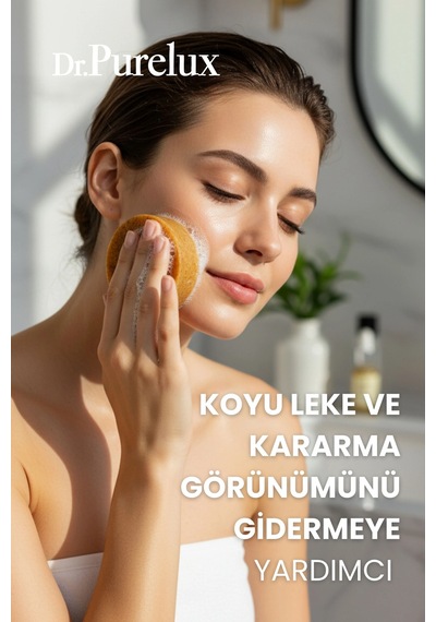 Kojik Asit Leke Karşıtı Sabun Cilt Tonunu Eşitleyen Leke Karşıtı Ve Aydınlatıcı Süngerli Sabun Kabak Lifi - Lavanta