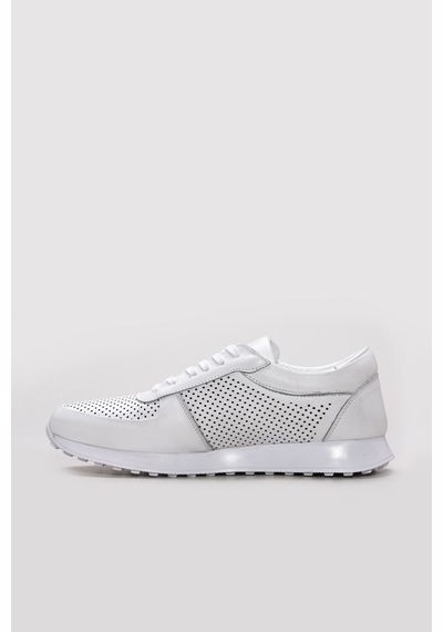 Fast Step Hakiki Deri Erkek Casual Ayakkabı 951ma557 Beyaz