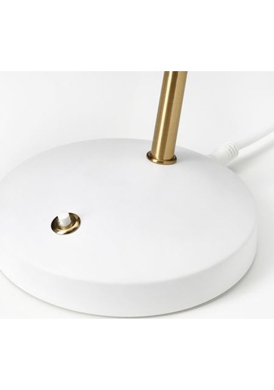 Ikea Isnålen Çalışma Lambası, Beyaz-pirinç Rengi, 37 Cm