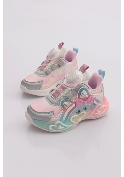 Marco Kids 12-26y1210 Çocuk Patik Işıklı Spor Ayakkabı Gümüş