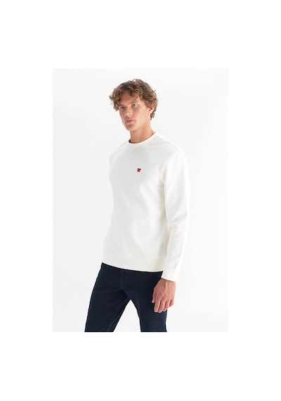 Wrangler Regular Fit Beyaz Erkek Sweatshirt W2520255w02 Beyaz