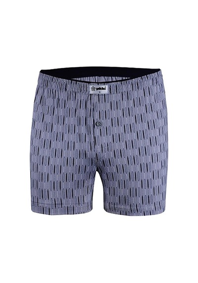 3 Adet Yıldız Erkek Taşma Lastik Desenli Penye Boxer Short 43 001