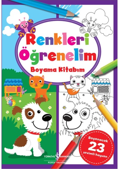 Renkleri Öğrenelim Boyama Kitabım