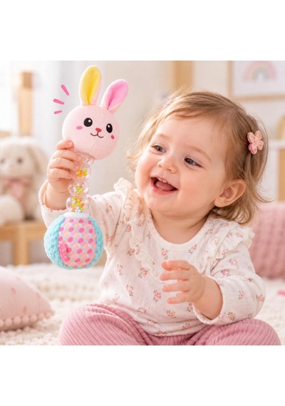 Bebekler İçin Elde Tutulan Çıngırak Bebeklerin Duyusal Ve Zeka Pembe