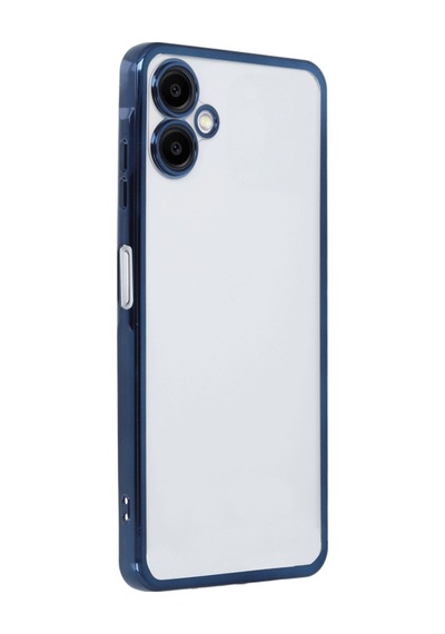 Samsung Galaxy A06 Uyumlu Kılıf Lensli Silikon - Lacivert