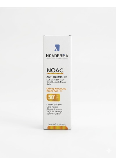 Noaderma Noac Leke Karşıtı Güneş Koruma Spf50+ 50 Ml Yağlı Ve Akneye Eğilimli Ciltler