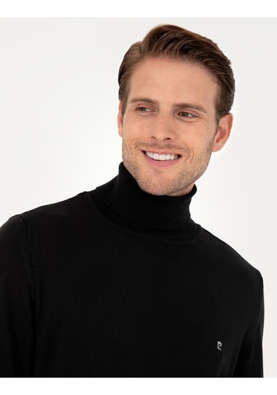 Pierre Cardin Erkek Triko Kazak - Siyah 50296602-VR046