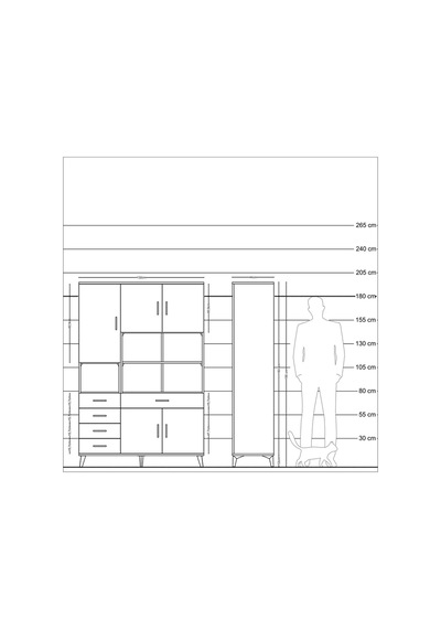 Hyperion Dolap 9 Raflı 5 Çekmeceli 5 Kapaklı 132x44x195 Antrasit-antrasit/antrasit Antrasıt/antrasıt - Antrasıt Hyperion Dolap 9 Raflı 5 Çekmeceli 5 Kapaklı 132x44x195 Antrasit-antrasit/antrasit Antrasıt/antrasıt - Antrasıt