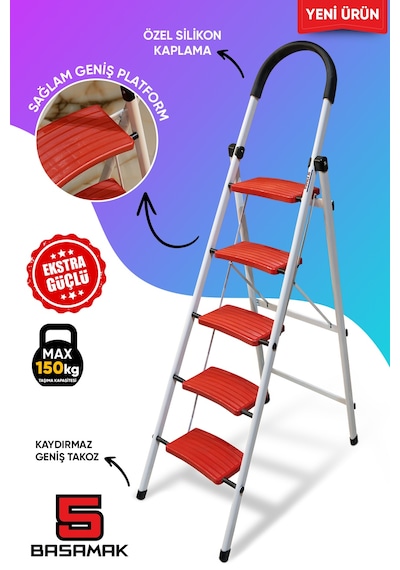 Zigana Avangarde 5 Basamaklı Lüks İnce Geniş Basamaklı Merdiven