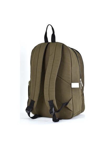 Sisley Okul Sırt Çantası Unisex Çok Gözlü Günlük Seyahat Sırt Çantası Haki