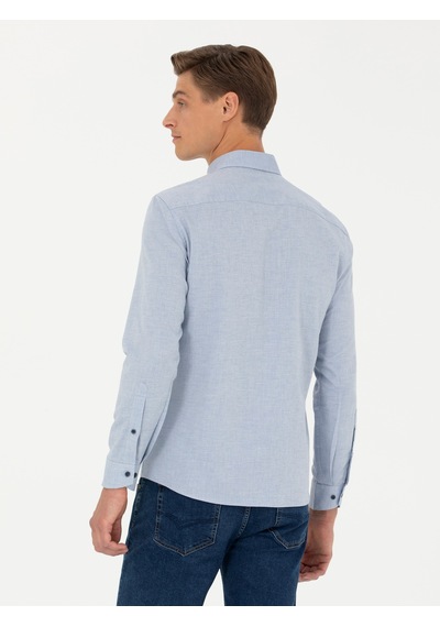 Cacharel Erkek Açık Mavi Gömlek Desenli 50273661-vr003 Denim