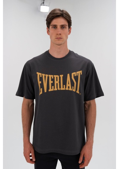 Everlast Ever Classics Comfort Logo Gri Erkek Tişört Tm0045-415