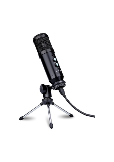 Usb Kondenser Mikrofon 24bit Mike Mike Stand For Live Stream Pc Yayınları