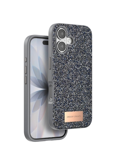 Onegif Apple İphone 17 Bright Simli Kapak - Gümüş 0.2M-Çok Renkli