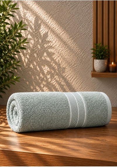 Beden Ve Banyo Havlusu / Pamuklu 90x140 Yeşil - Yeşil