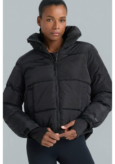 Defacto Defactofit Su Geçirmez Regular Fit Fermuarlı Mont Z1438az25wnbk81 Siyah