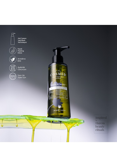 Cosmed Bromelain & Glikolik Asit İçeren Temizleme Yağı - Pineapple Enzyme Cleansing Oil - 200 ml