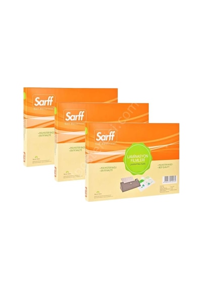 Teknomeda-Sarff 125 Micron Mat A3 426X303 MM Laminasyon Filmi Şeffaf .100 A