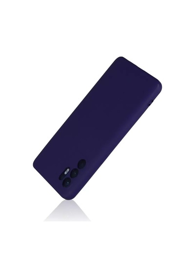 Newface Oppo Reno 6 Kılıf Nano İçi Kadife Silikon - Mor