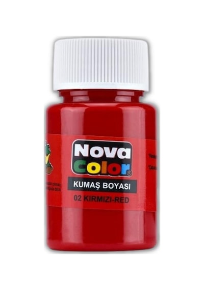 Kumaş Boyası Tişört Çanta Tekstil Boyası 30 Ml 1 Adet Nova Color Kumaş Boyası 1 Adet
