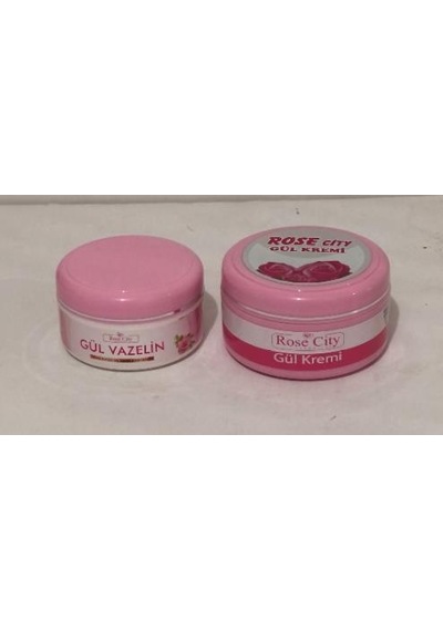 Rose City Gül Vazelin 75 ml Alana Rose City Gül Kremi 135 ml Hediye