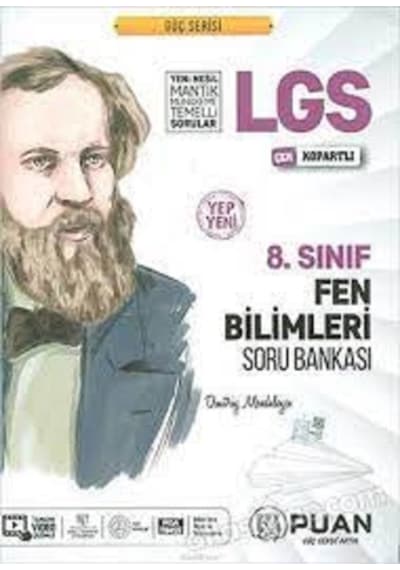 8. Sınıf LGS Fen Bilimleri Soru Bankası Puan Yayınları