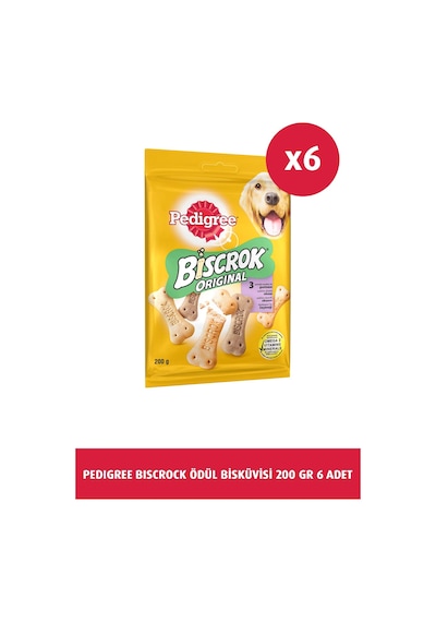 Pedigree Biscrok Original Köpek Ödül Bisküvisi 6 x 200 G
