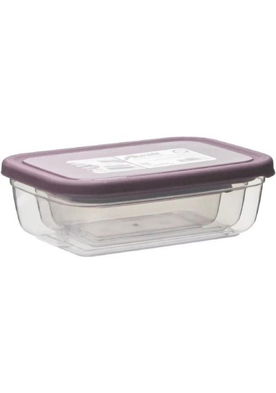 Asude Asd037 Maya Dikdörtgen 3lü Saklama Seti 500-900-1500 Ml Pembe