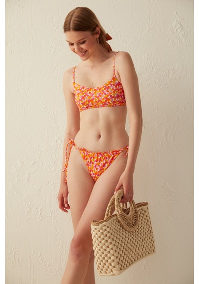 Penti Çok Renkli Retro Süper Fırfır Detaylı Bikini Altı