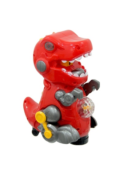 Birlik Pilli Işıklı Duman Püskürten Robot Trex