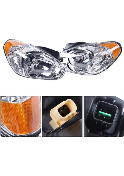 Hyundai Accent Era Sarı Elektırıklı Far Sağ-sol Set 2007-2009