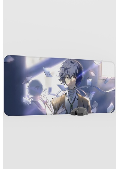 Bungou Stray Dogs Anime V2 - 90x40 Xxl Gaming Kauçuk Kaymaz Taban Mouse Pad Fare Altlığı