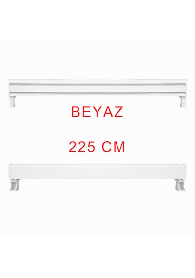 Dekoratif Perde Kornişi Alüminyum Dekoratif Ray Korneşi 225 Cm
