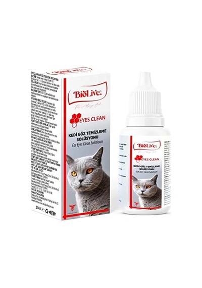 Biolive Eyes Clean Kedi Göz Temizleme Solisyonu 50ml