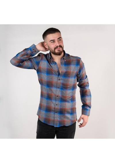 Dorss Slimfit Ekose Erkek Gömlek