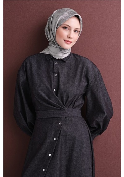 Armine Saf İpek Twill Eşarp 9645d 54 Bordo Şeftali