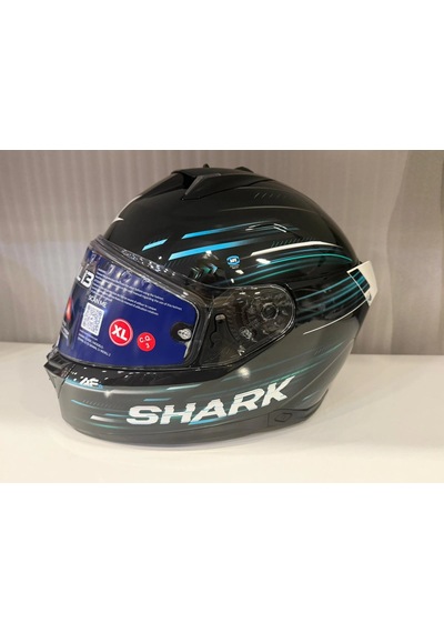 Kask Shark Skwal İ3 Lıght-blur Siyah/mavi/yeşil Siyah Mavi Yeşil