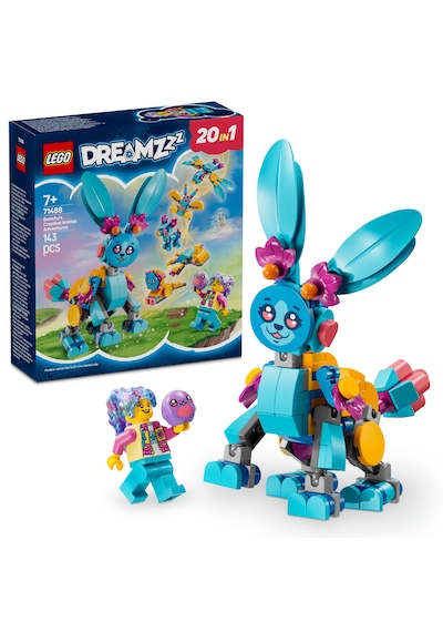 LEGO® DREAMZzz™ Bunchu’nun Hayvan Maceraları 71488 - 7 Yaş ve Üzeri Çocuklar için Oyuncak Tavşanlı Oyuncak Yapım Seti (143P)