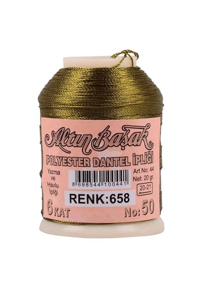 Hubrendy Tedarik Altınbaşak Oya Ve Dantel İpi 20 Gr - Royaleks - No: 658