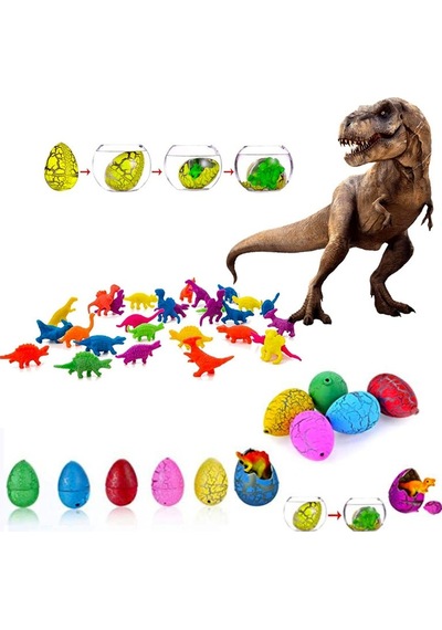 Suda Büyüyen Dinazor Yumurtası Küçük Dinozor Yumurtası - 12 Adet
