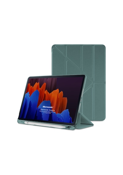 Microsonic Samsung Galaxy Uyumlu Tab S10 Plus X820 Kılıf Origami Pencil Tablet Kılıfı