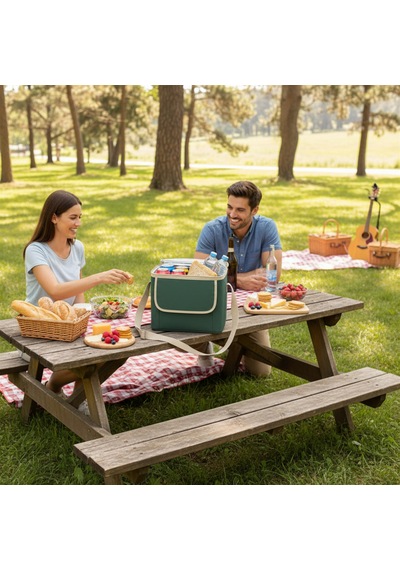 11 Lt Midi Lux Outdoor Kamp Termal Çanta-292 Koyu Yeşil